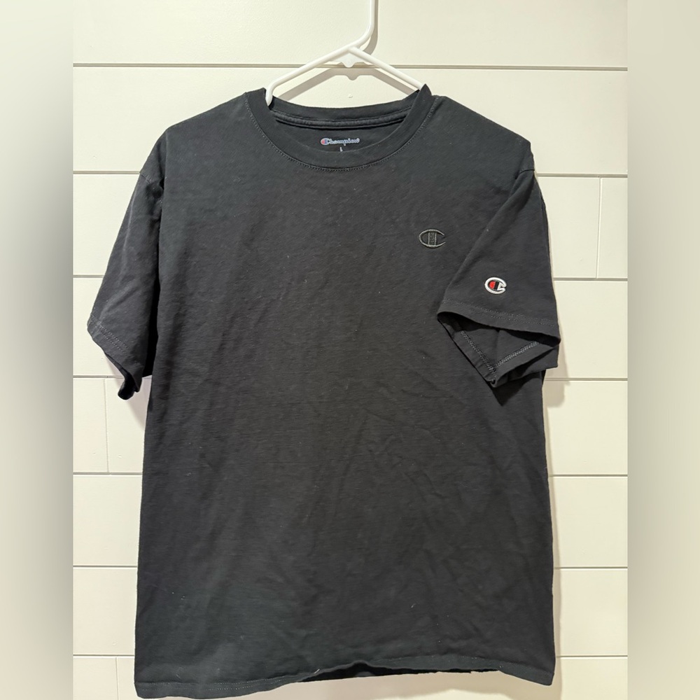 Champion Black Short Sleeve Tee